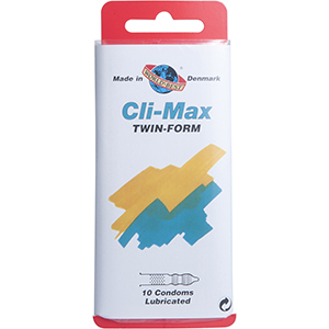 Kondomo.dk World´s Best Cli-Max Twin Form kondomer